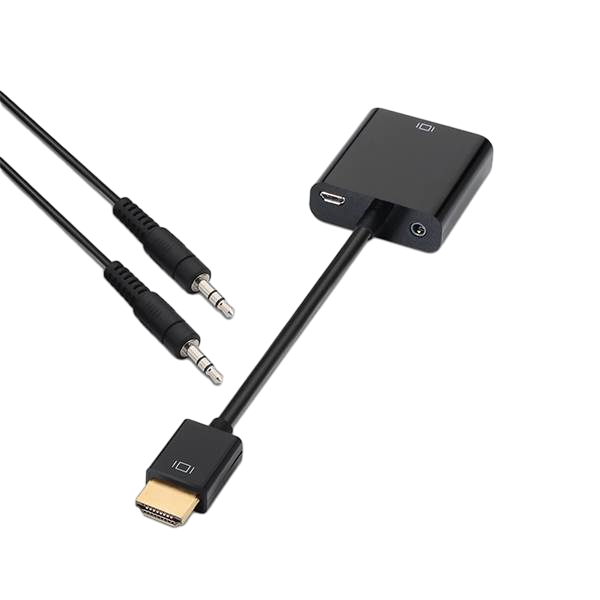 Aisens A1220126 HDMI Macho VGA Hembra Jack 3 Adaptador Aisens A1220126 HDMI Macho VGA Hembra Jack 3 Adaptador