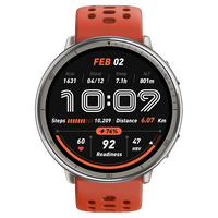 Amazfit Active 2 Round Red  Smartwatch GPS Pantalla AMOLED SpO2 160 Modos Deportivos