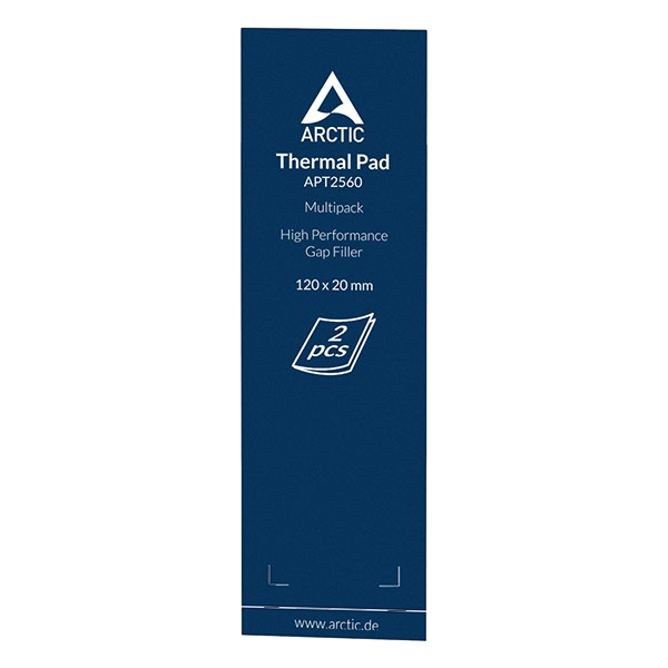 Arctic 120 x 20 x 05 mm pack de 2  Thermal pad Arctic 120 x 20 x 05 mm pack de 2  Thermal pad