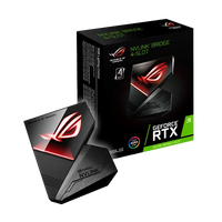 Asus ROG NVLink Bridge 4 Slot Aura Sync RGB 80 mm Asus ROG NVLink Bridge 4 Slot Aura Sync RGB 80 mm
