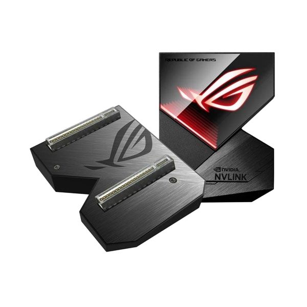 Asus ROG NVLink Bridge 4 Slot Aura Sync RGB  80 mm Asus ROG NVLink Bridge 4 Slot Aura Sync RGB  80 mm