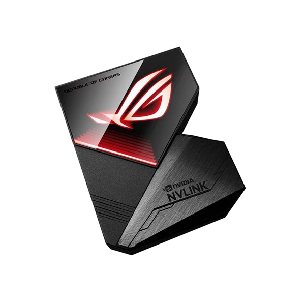 Asus ROG NVLink Bridge 4 Slot Aura Sync RGB  80 mm Asus ROG NVLink Bridge 4 Slot Aura Sync RGB  80 mm