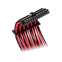 Bitfenix KIT Alchemy 62P8P24P rojo  negro  Cable moding