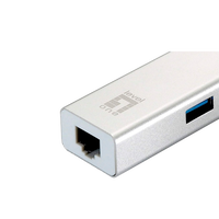 Level One USBC Gigabit Ethernet RJ45 HUB  Adaptador