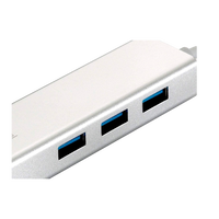 Level One USBC Gigabit Ethernet RJ45 HUB  Adaptador