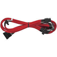 Corsair kit DC mallado rojo  Cable alimentación