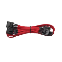 Corsair kit DC mallado rojo  Cable alimentación