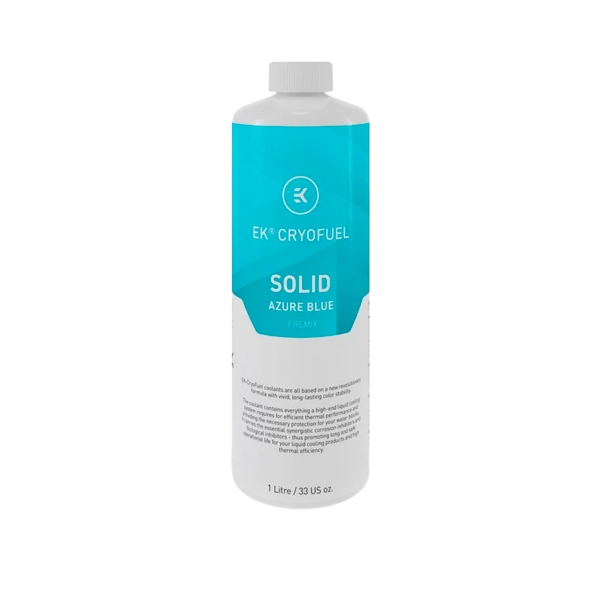 EKWB EKCryoFuel Solid Premezclado Azure Blue 1000ml  Líquido EKWB EKCryoFuel Solid Premezclado Azure Blue 1000ml  Líquido