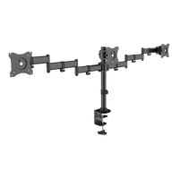 Equip para 3 Monitores hasta 27 pinza para mesa Soporte Equip para 3 Monitores hasta 27 pinza para mesa Soporte