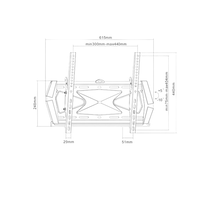 Equip 650312 Inclinable 40Kg 32 55 VESA 400 Soporte TV Equip 650312 Inclinable 40Kg 32 55 VESA 400 Soporte TV
