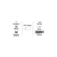 Hama Usb a UsbC  Adaptador