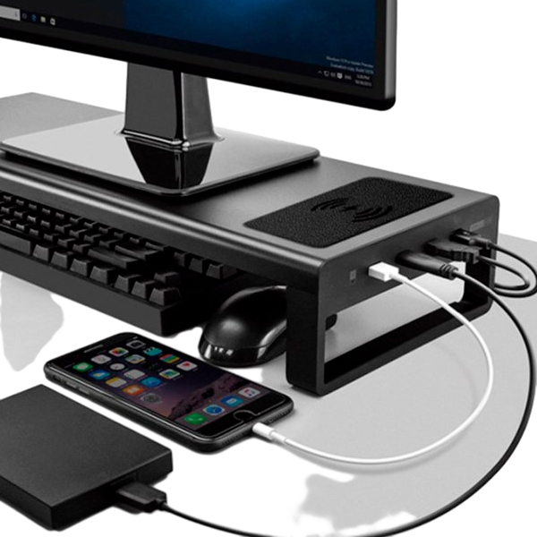 Iggual Base Monitor 4x USB 30 Carga Inalámbrica Soporte Monitor Iggual Base Monitor 4x USB 30 Carga Inalámbrica Soporte Monitor