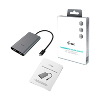 ITec Thunderbolt 3 a 2 Display Port  Adaptador