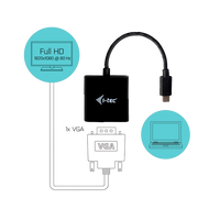 ITec USBC a VGA Adaptador ITec USBC a VGA Adaptador