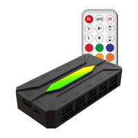 Keep Out XFHUB10 HUB 10 FAN  ARGB PWM  Accesorio Caja