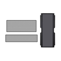 Lian Li Lancool Kit Accesorio filtros de polvo Negro para Lancool III LAN31X