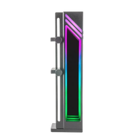 Mars Gaming Soporte Tarjeta gráfica ARGB Infinity Mirror MCAGCB Black Compatibilidad Universal