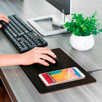 Minibatt alfombrilla con carga inálambrica marron  Cargador