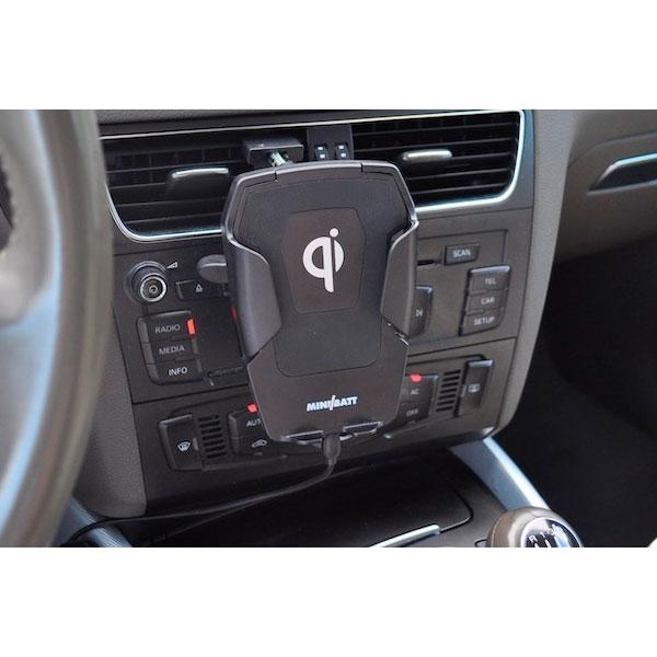 Minibatt PowerDrive carga inalambrica para coche Cargador Minibatt PowerDrive carga inalambrica para coche Cargador