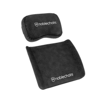 Noblechairs Set de Almohadas espuma viscoelastica Negro