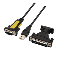 Aisens A1040039 Conversor USBA Macho a RS232 DB9DB25 18 m Adaptador USB Aisens A1040039 Conversor USBA Macho a RS232 DB9DB25 18 m Adaptador USB