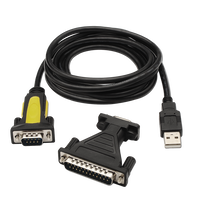 Aisens A1040039 Conversor USBA Macho a RS232 DB9DB25 18 m Adaptador USB Aisens A1040039 Conversor USBA Macho a RS232 DB9DB25 18 m Adaptador USB