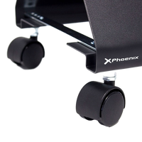 Phoenix 605cpub Soporte ordenador acero adaptable con ruedas Phoenix 605cpub Soporte ordenador acero adaptable con ruedas