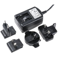 ALIMENTADOR 25A  ENCHUFE MICRO USB RASPBERRY PI 3 Negro