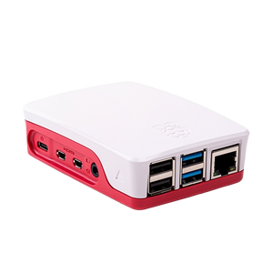 Raspberry Pi 4 Caja rojo blanco  Caja