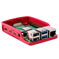 Raspberry Pi 4 Caja rojo blanco Caja Raspberry Pi 4 Caja rojo blanco Caja