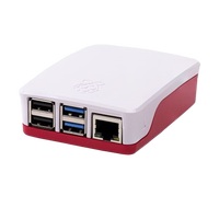 Raspberry Pi 4 Caja rojo blanco Caja Raspberry Pi 4 Caja rojo blanco Caja