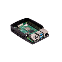 Raspberry Pi 4 Caja Negro gris  Caja