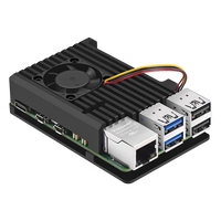 Caja aluminio para Raspberry Pi 5 ventilador  Disipador