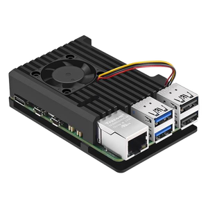 Caja aluminio para Raspberry Pi 5 ventilador  Disipador