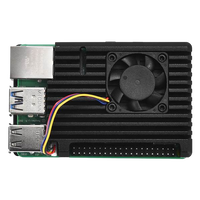 Caja aluminio para Raspberry Pi 5 ventilador  Disipador