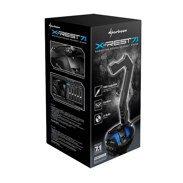 Sharkoon XRest 71 negro Spoporte auricular Sharkoon XRest 71 negro Spoporte auricular