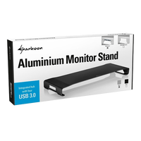 Sharkoon Aluminium Monitor Stand PRO Negro hub Accesorio Sharkoon Aluminium Monitor Stand PRO Negro hub Accesorio