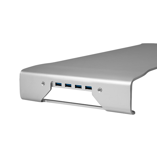 Sharkoon Aluminium Monitor Stand PRO Plata hub Accesorio Sharkoon Aluminium Monitor Stand PRO Plata hub Accesorio