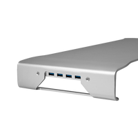 Sharkoon Aluminium Monitor Stand PRO Plata hub Accesorio Sharkoon Aluminium Monitor Stand PRO Plata hub Accesorio