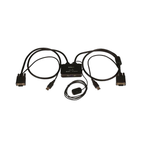 StarTechcom Switch Conmutador KVM de Cable con 2 Puertos VG StarTechcom Switch Conmutador KVM de Cable con 2 Puertos VG