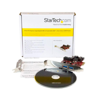 StarTechcom PCIE 4 X USB 30 Adaptador StarTechcom PCIE 4 X USB 30 Adaptador