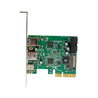 StarTechcom Tarjeta Combo PCI Express de 5 Puertos