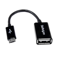 StarTech.com micro USB macho a USB A hembra OTG - Cable