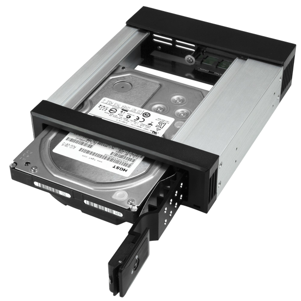 StarTechcom Bahía Removible de Disco Duro para Unidades de 35 SATASAS de Aluminio Accesorio de Almacenamiento Interno StarTechcom Bahía Removible de Disco Duro para Unidades de 35 SATASAS de Aluminio Accesorio de Almacenamiento Interno