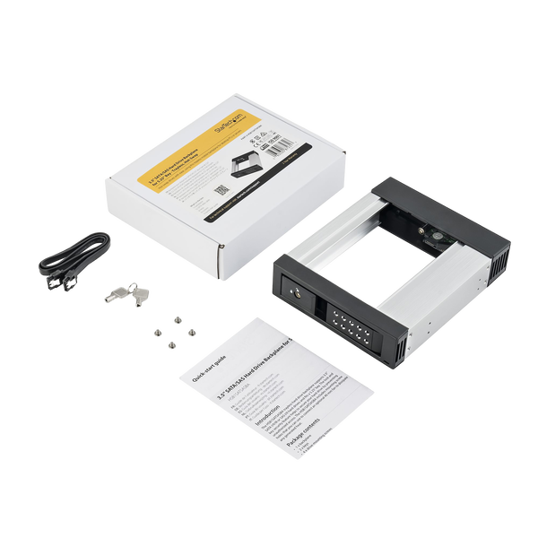 StarTechcom Bahía Removible de Disco Duro para Unidades de 35 SATASAS de Aluminio Accesorio de Almacenamiento Interno StarTechcom Bahía Removible de Disco Duro para Unidades de 35 SATASAS de Aluminio Accesorio de Almacenamiento Interno