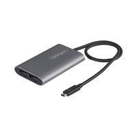 StarTech.com Adaptador de Vídeo Thunderbolt 3 a 2 Monitores DisplayPort