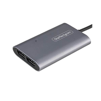 StarTechcom Adaptador de Vídeo Thunderbolt 3 a 2 Monitores DisplayPort StarTechcom Adaptador de Vídeo Thunderbolt 3 a 2 Monitores DisplayPort
