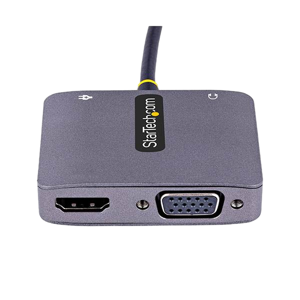 StarTechcom Adaptador de Vídeo USB C a HDMIVGA 4K HDR PD 30 de 100W StarTechcom Adaptador de Vídeo USB C a HDMIVGA 4K HDR PD 30 de 100W