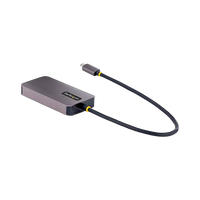 StarTechcom Adaptador de Vídeo USBC HDMIVGADVI 4K 60Hz Aluminio StarTechcom Adaptador de Vídeo USBC HDMIVGADVI 4K 60Hz Aluminio