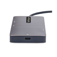 StarTechcom Adaptador Multipuertos USBC a 2x HDMI PD 100W Hub USB Red